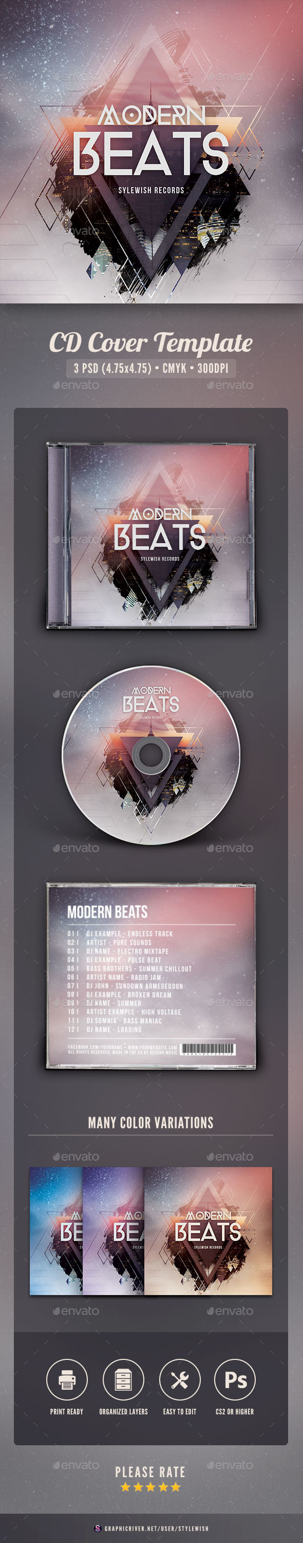 Modern Beats CD Cover Artwork