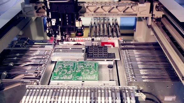 Automated Circuit Board Production. alt