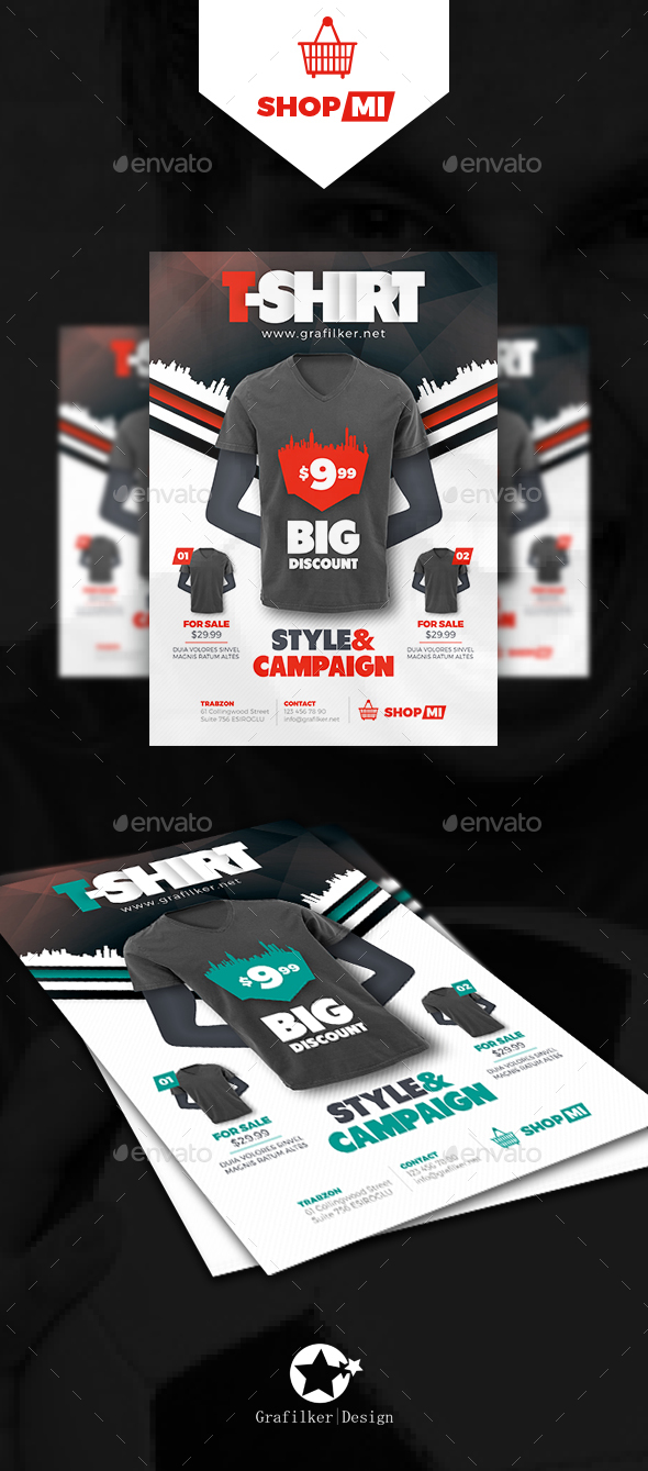TShirt Flyer Templates by grafilker GraphicRiver