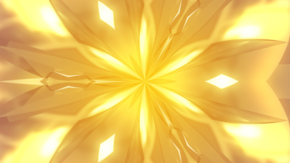 Gold Light Kaleidoscope