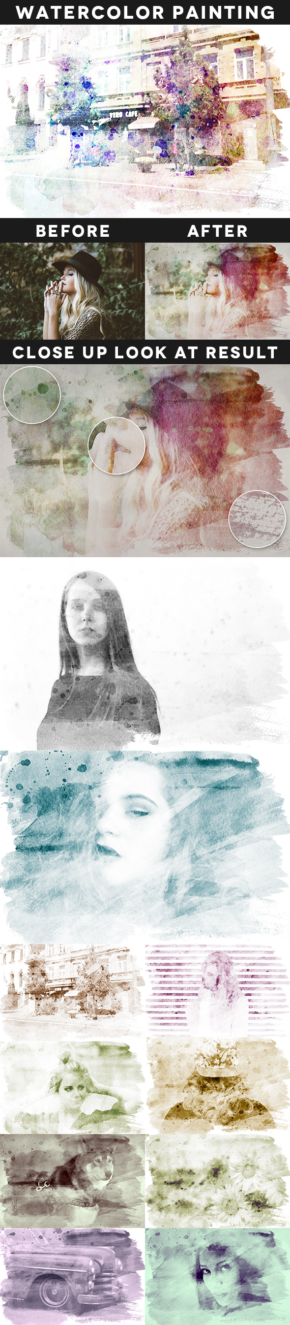 Creative Watercolor Painting Vol. 02 - Photo Effects Actions