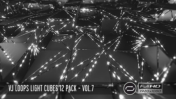 VJ Loops Light Cubes Vol.7 - 12 Pack