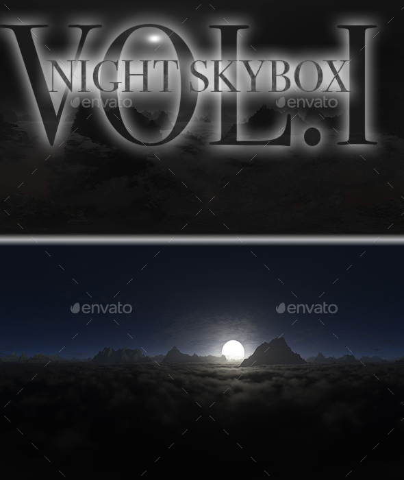 Night Skybox Pack - 3Docean 16149070