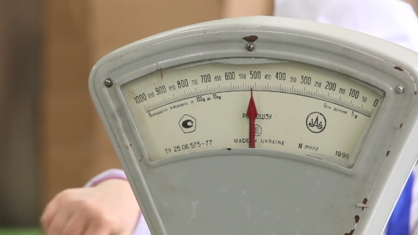 Vintage Old Weight Scale. 