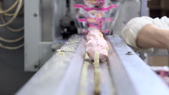 Automatic Production Line Of Ice Cream