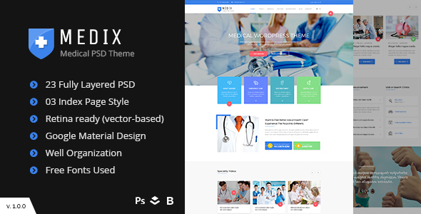 Medix - Doctor - ThemeForest 15846397