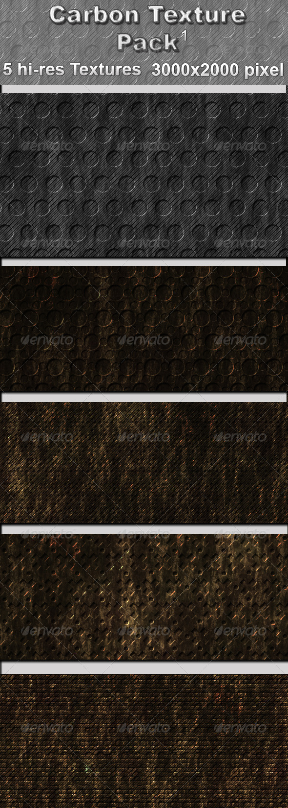 Carbon Texture Pack - 1 - Metal Textures
