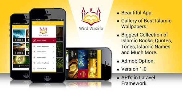 Wird Wazifa Android App With Laravel admin Panel - CodeCanyon Item for Sale