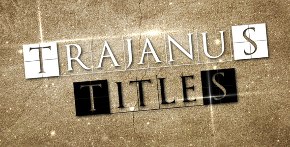 Trajanus Titles - VideoHive 110008