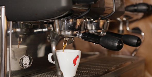 The Coffee Machine Makes Coffee alt