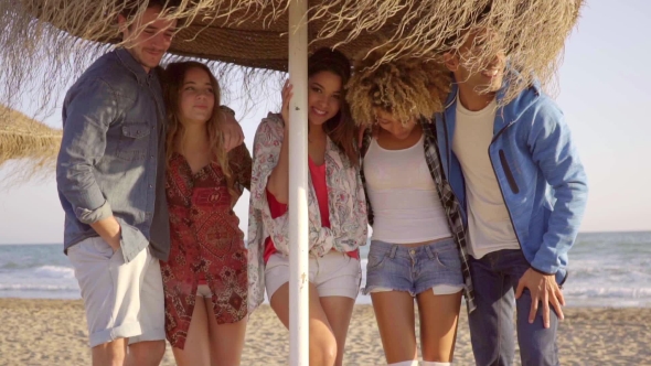 Young People On The Beach alt