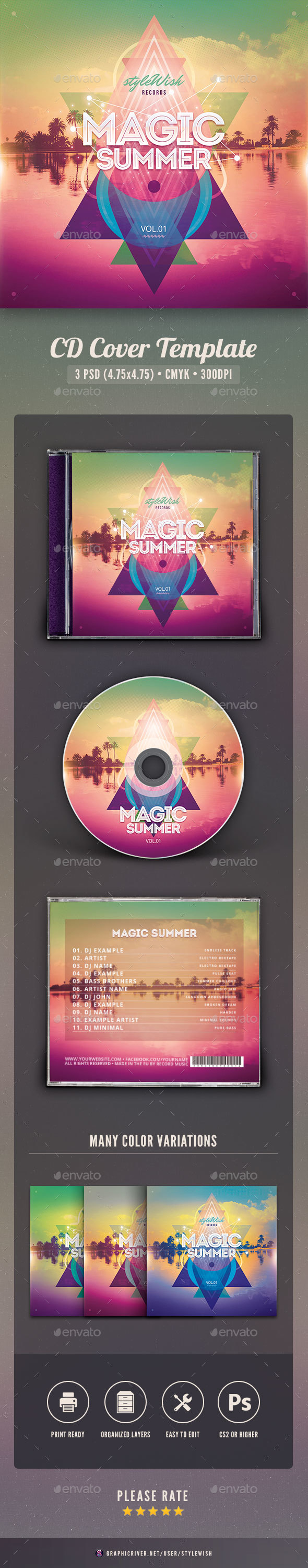 Magic Summer CD Cover Artwork