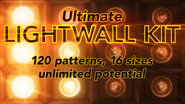 Flashing Light Wall Kit - with 120 patterns