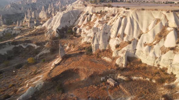 Cappadocia Landscape Aerial View. Turkey. Goreme National Park alt