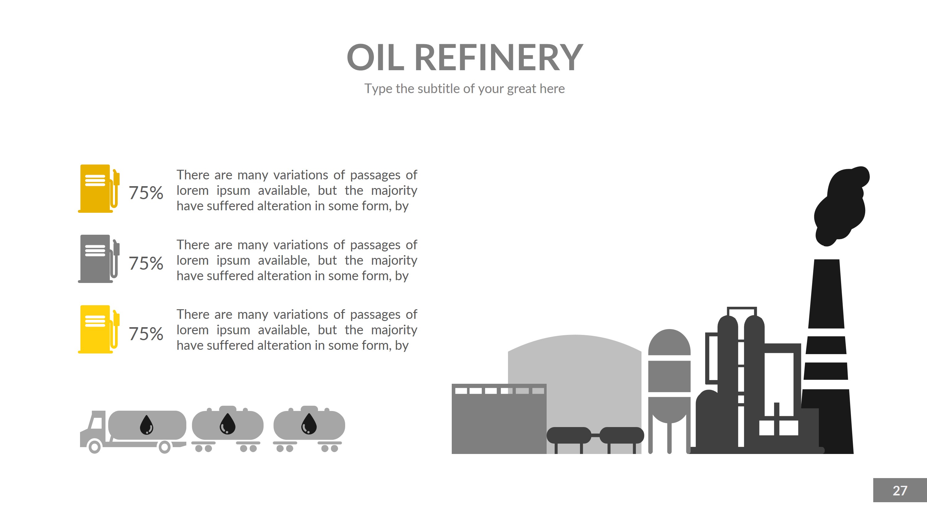 Petroleum Powerpoint Presentation Template By Rengstudio | GraphicRiver