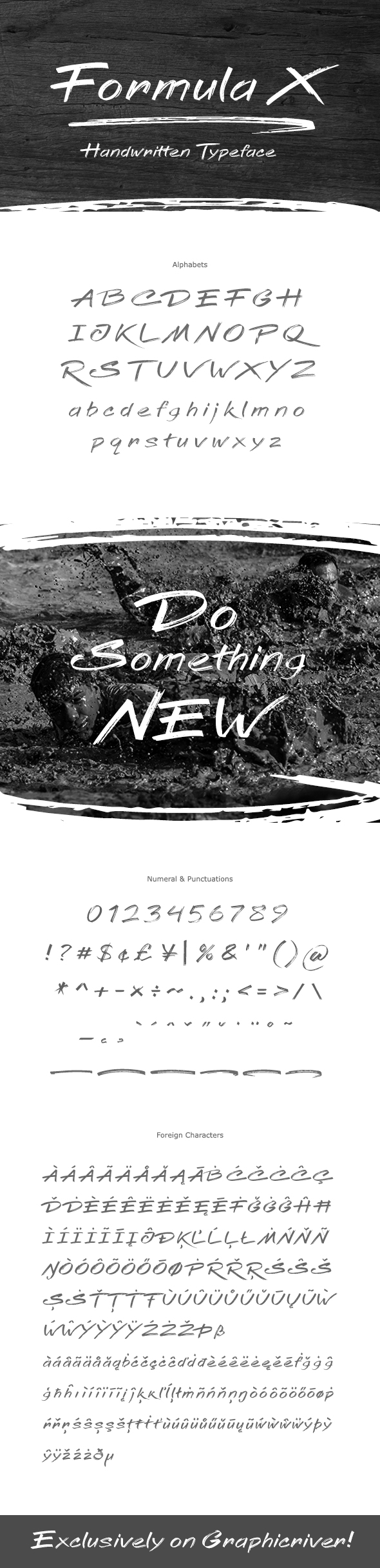 Formula X Font - Handwriting Fonts
