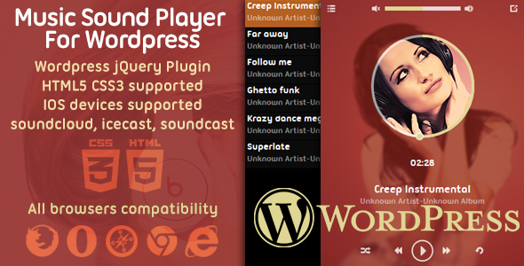 Music Player Plugin For Wordpress