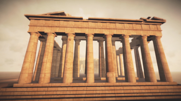 3D Parthenon Temple - Athens
