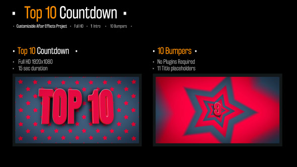 Top 10 Countdown