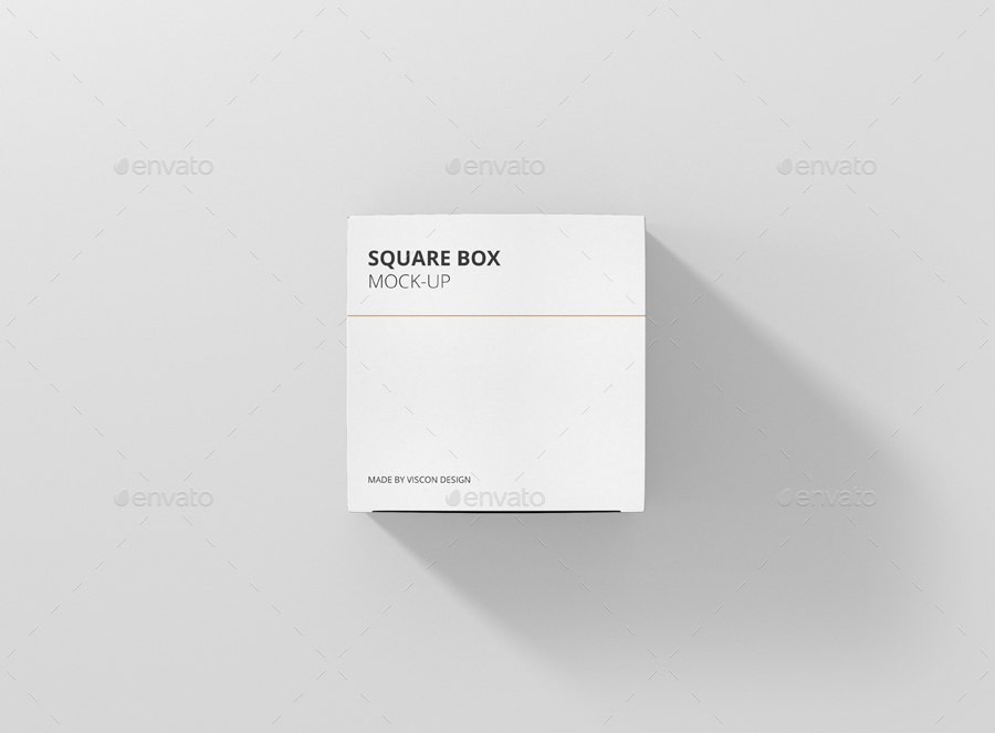 Download Package Box Mock-Up - Square by visconbiz | GraphicRiver