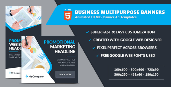 Business Banner AdsMultipurpose - CodeCanyon 16219588