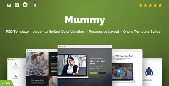 Mummy - Responsive Email + Online Template Builder