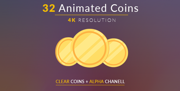 32 Animated Clear Coins