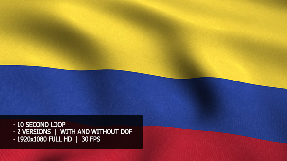 Columbia Flag Background alt