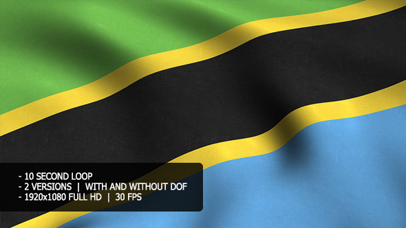 Tanzania Flag Background alt