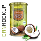 Tin Can Preserved Food Packaging Mock-Up - GraphicRiver Item for Sale