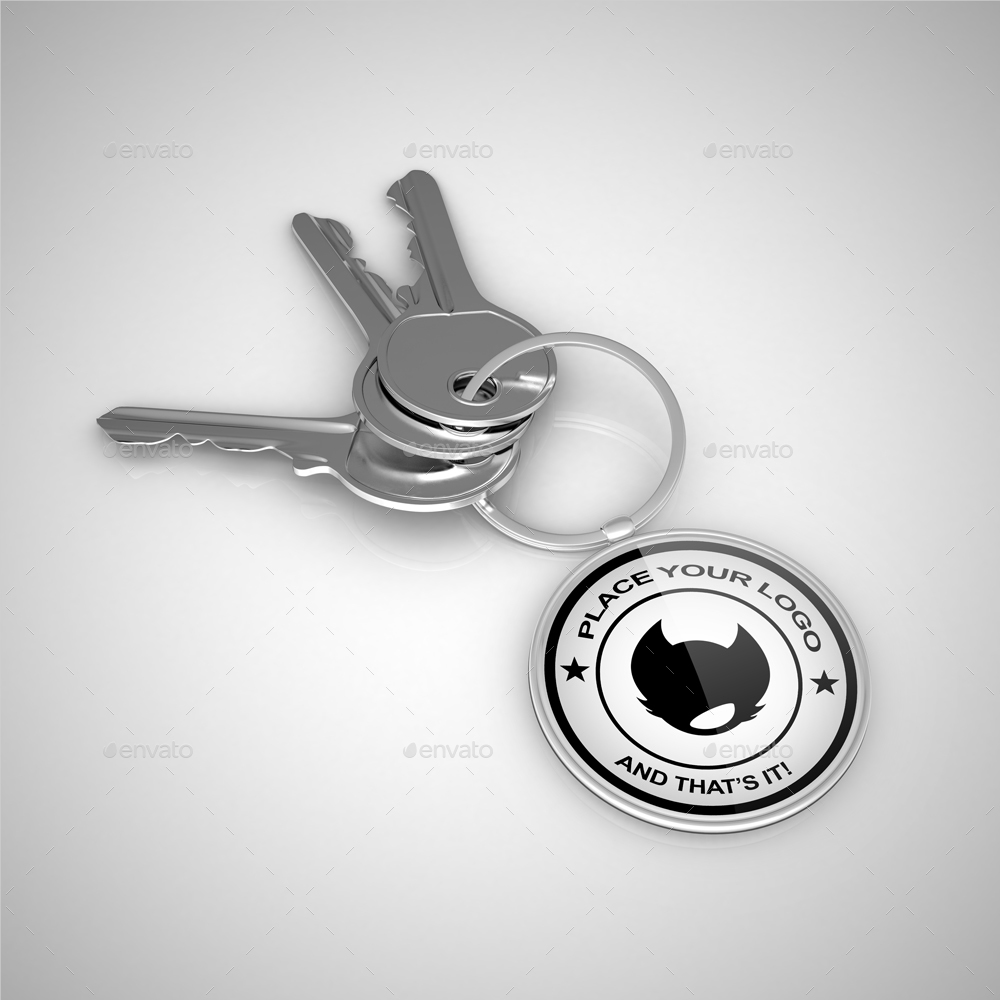 Download Keyring Mockup Free - Key Ring Mock Up by pozitivo | GraphicRiver / Professional mockup in psd ...