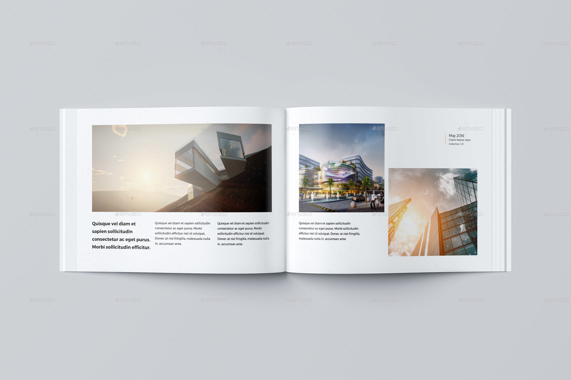 Our Portfolio Architecture 24 Pages A4 & A5, Print Templates 