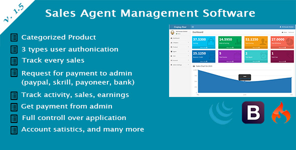Sales Agent Management System (SAMS) - CodeCanyon Item for Sale