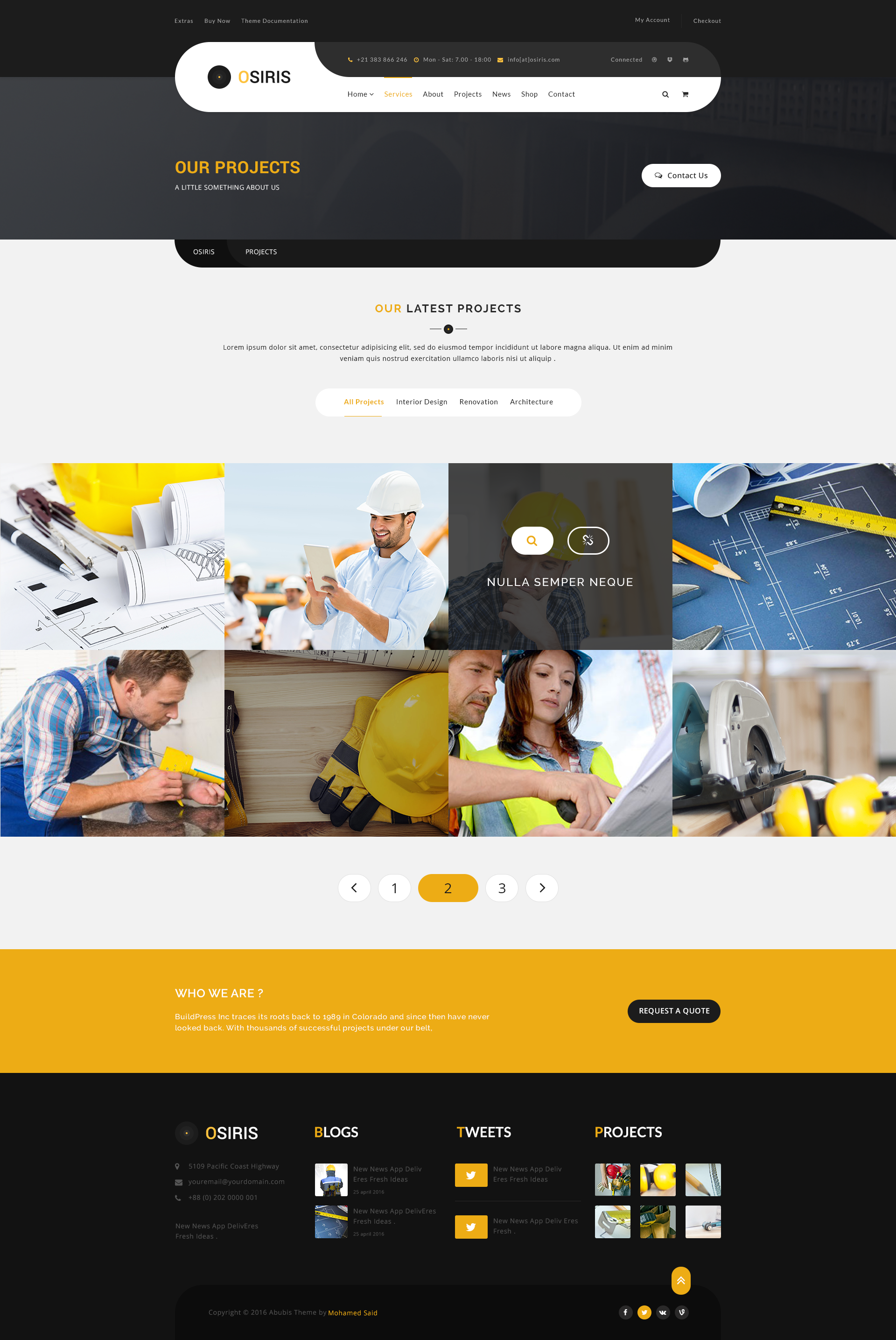 Osiris - Construction PSD Template by Ra-Themes | ThemeForest