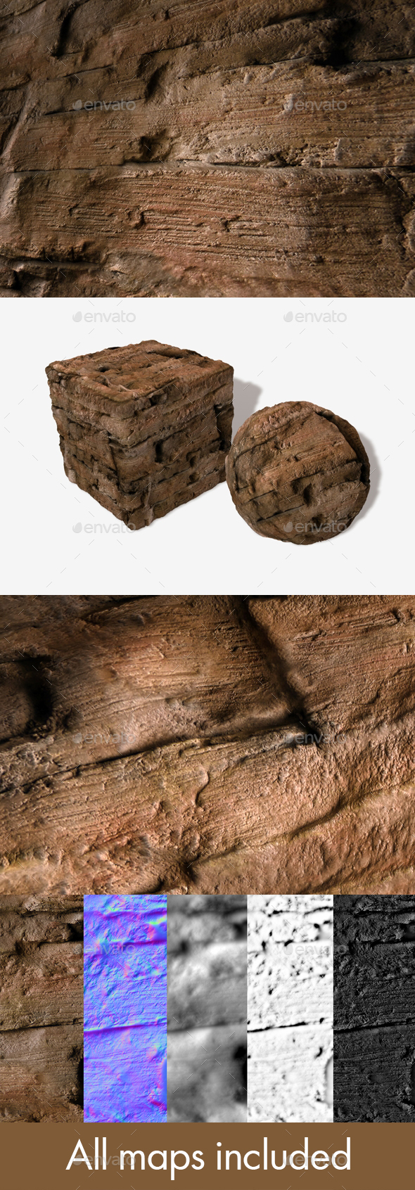 Muddy Cavern Wall - 3Docean 16267295
