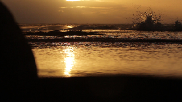 Golden Sunset at Fernando de Noronha