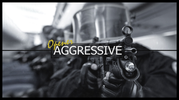 Aggressive Logo - VideoHive 16273804