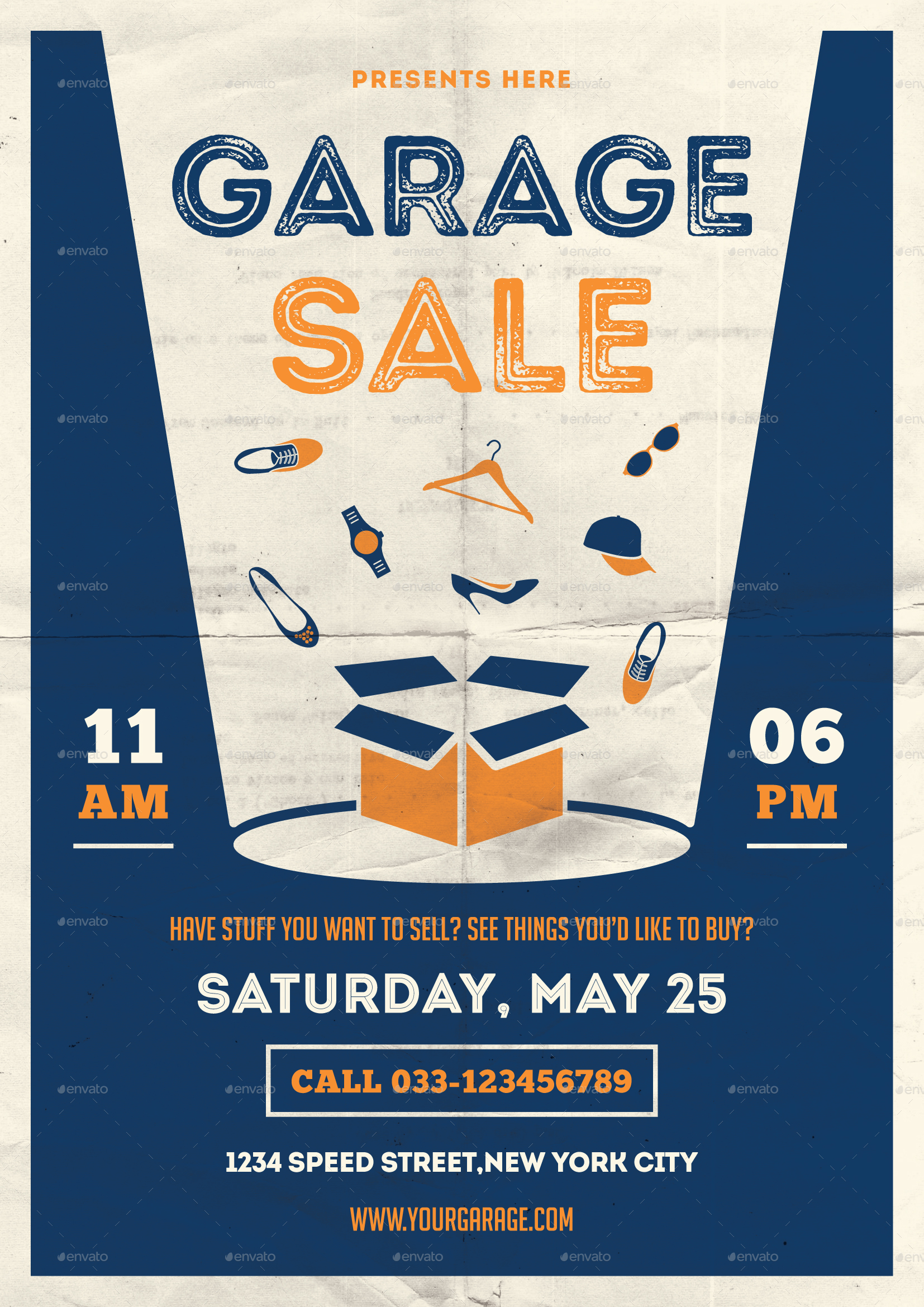 Garage Sale Flyer by bigmidin | GraphicRiver