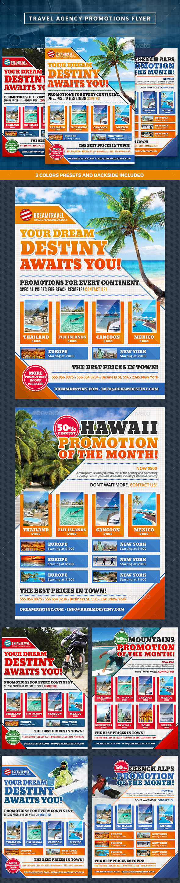 Travel Agency Commerce Flyer - Commerce Flyers