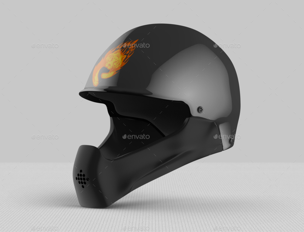 Download Full Face Helmet Mockup by Fusionhorn | GraphicRiver