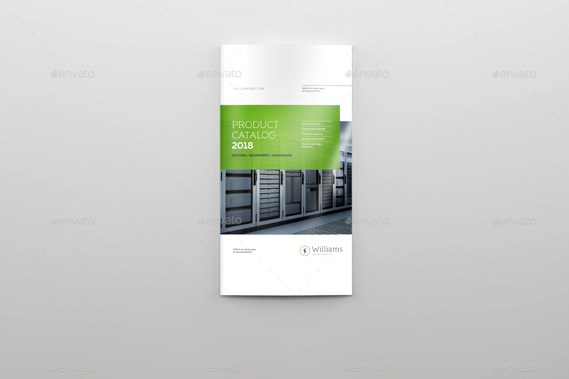 4xDL Double Gate Fold Brochure Mockup 3 by 89PixeL