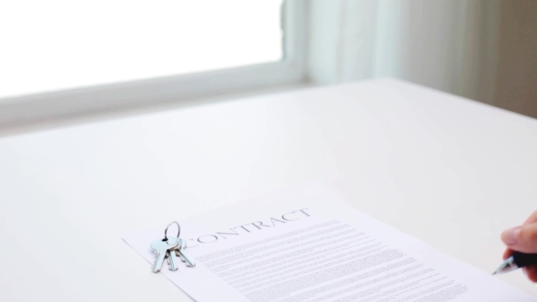 Hands Signing Contract And Taking Home Keys 68 alt