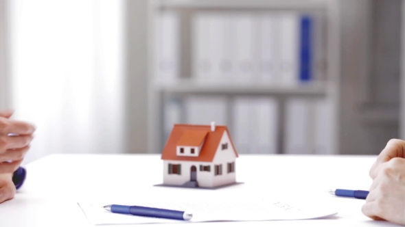 Business Partners With House Keys And Contract 85 alt