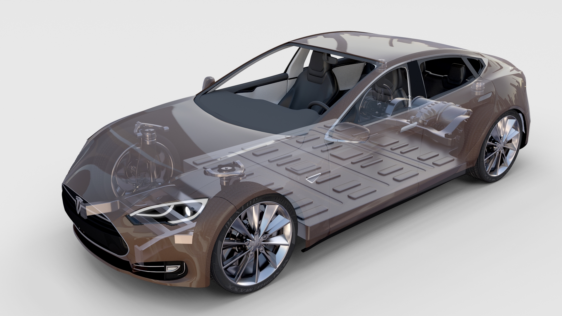 tesla model s chassis diagram