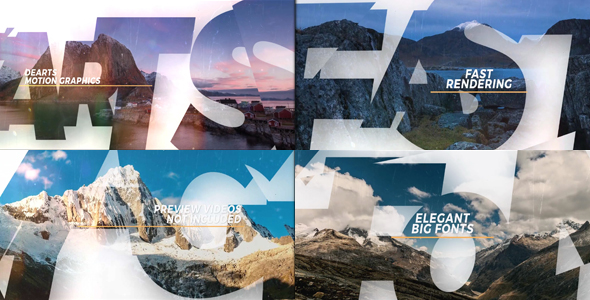Elegant Big Fonts Slideshow