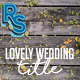 Lovely Wedding TItles - VideoHive Item for Sale