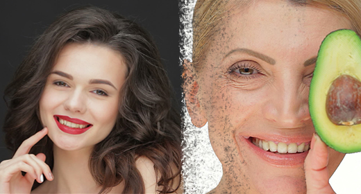 Woman skin care concept