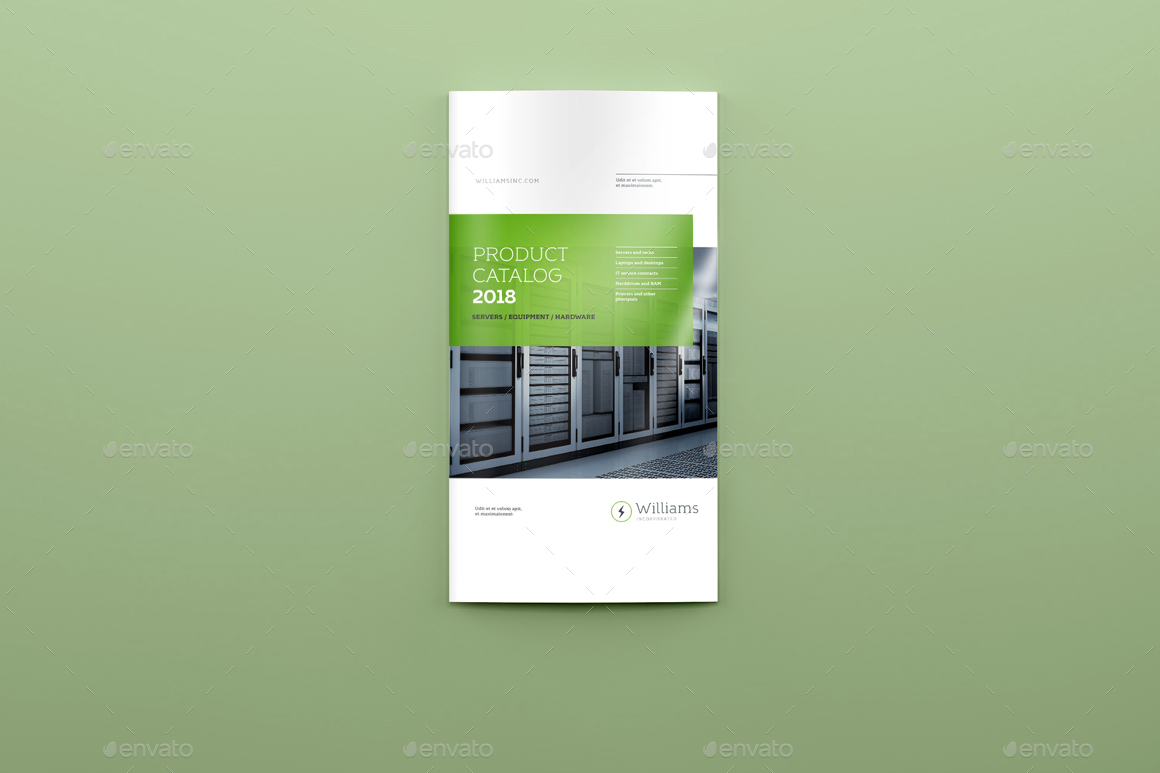 4xDL Double Gate Fold Brochure Mockup 4 by 89PixeL