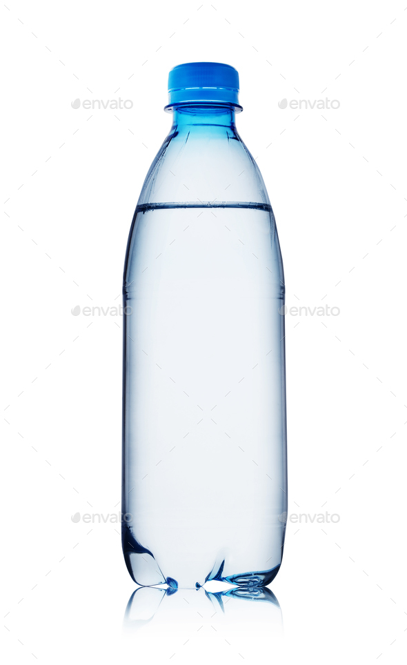 Blue bottle of water Stock Photo by Alexlukin | PhotoDune