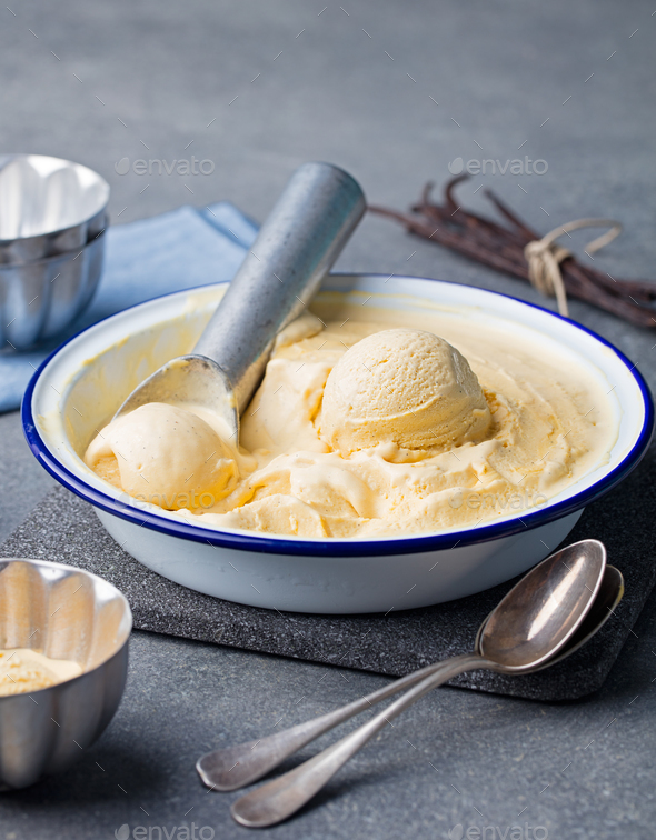 Organic Caramel Vanilla Ice Cream